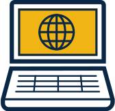 Course online in D2L Online through D2L